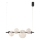 LED liustra ant laido PLAYA LED/12W/230V juoda