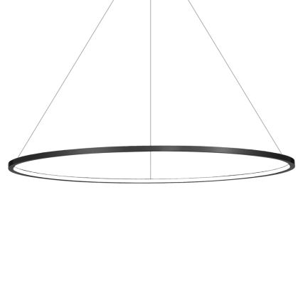 LED liustra ant laido SATURNO LED/65W/230V Ø 120 cm IP44 juoda