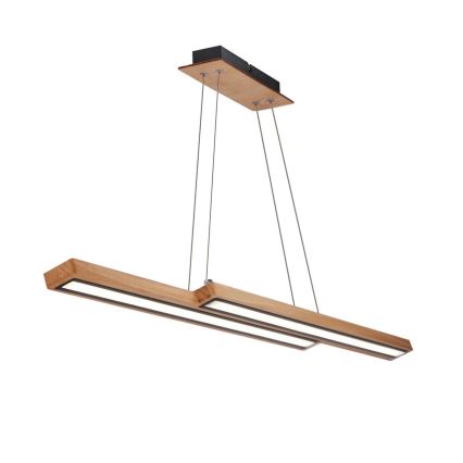 LED liustra ant laido SENTO LED/19W/230V, medinė
