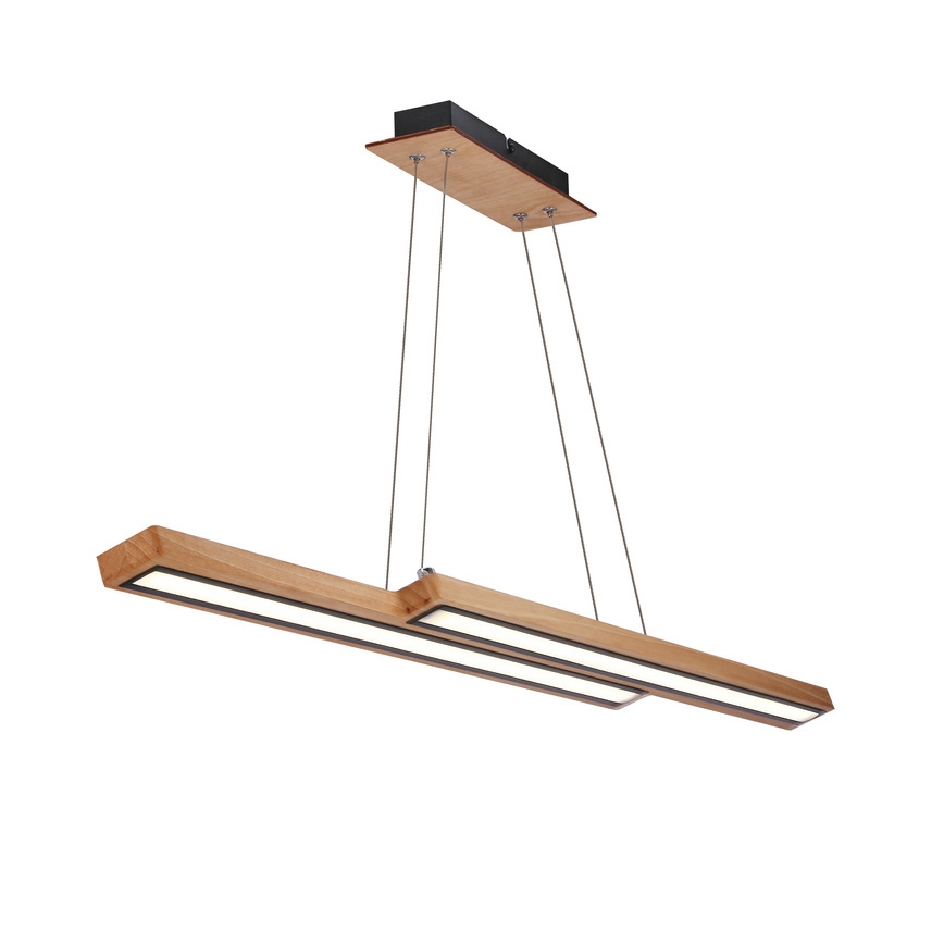 LED liustra ant laido SENTO LED/19W/230V, medinė
