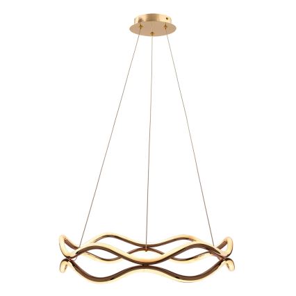 LED liustra ant laido VAVE LED/28W/230V rožinio aukso