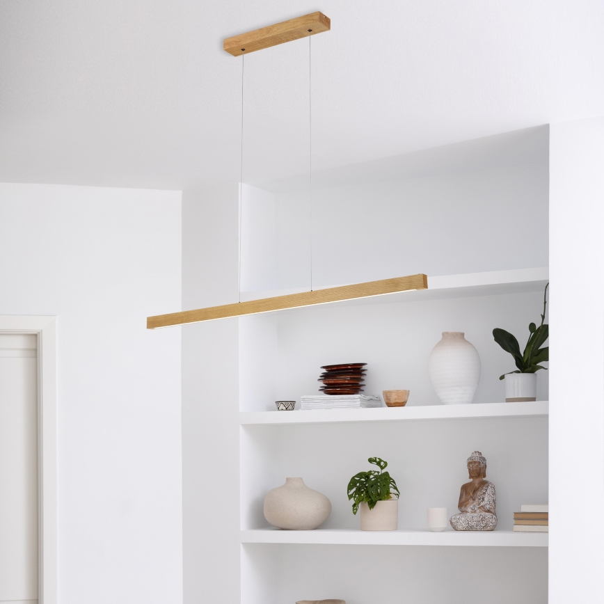 LED liustra ant laido VERDE LED/18W/230V 3000K 106 cm ąžuolas