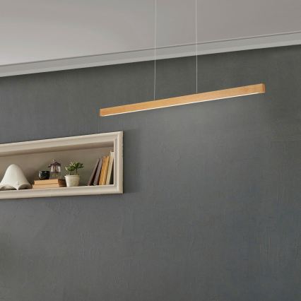 LED liustra ant laido VERDE LED/18W/230V 3000K 106 cm ąžuolas