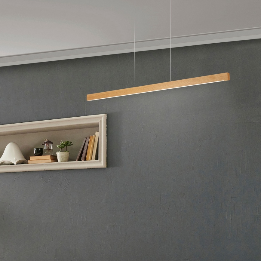 LED liustra ant laido VERDE LED/18W/230V 3000K 106 cm ąžuolas