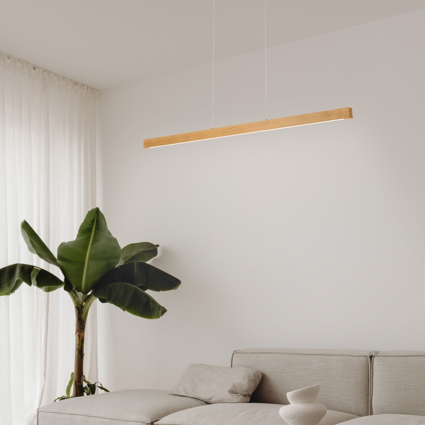 LED liustra ant laido VERDE LED/18W/230V 3000K 106 cm ąžuolas