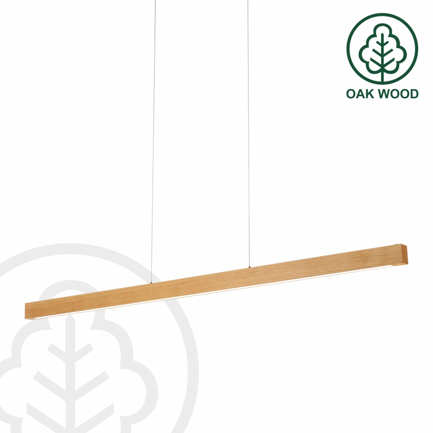 LED liustra ant laido VERDE LED/18W/230V 3000K 106 cm ąžuolas