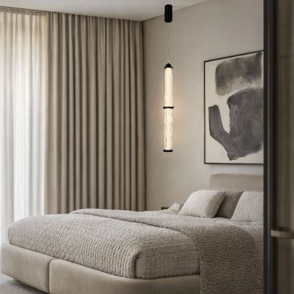 LED liustra ant lyno CORTE LED/18W/230V juoda