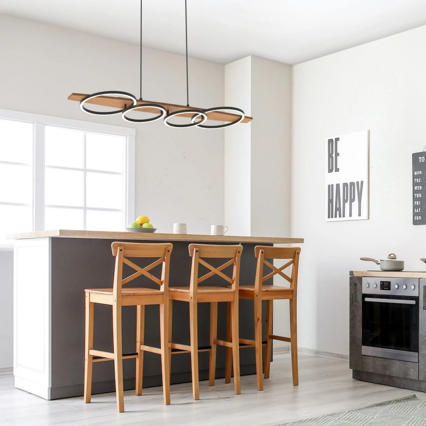 LED liustra ant lyno MELISA LED/35W/230V pušis