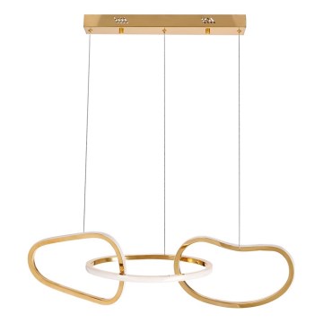 LED liustra ant troselio ANNELI LED/30W/230V 80 cm auksinė