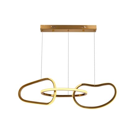 LED liustra ant troselio ANNELI LED/30W/230V 80 cm auksinė