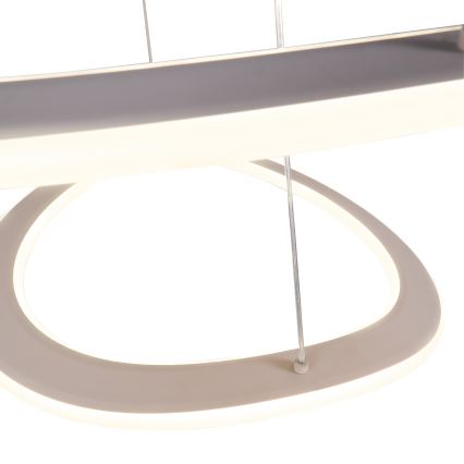 LED liustra ant troselio CASHMERE LED/75W/230V skersm. 59,5 smėlinė