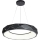 LED liustra REUS ant laido, 36W/230V, 4000K, Ø 61 cm, juoda