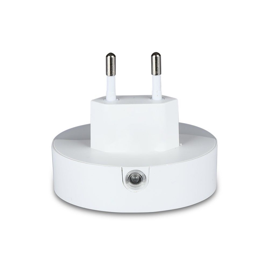 LED Lizdinė naktinė lemputė su prieblandos jutikliu 2xUSB LED/0,45W/230V 3000K