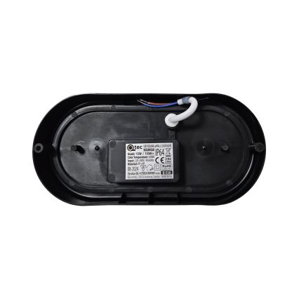 LED lubinis lauko šviestuvas LED/15W/230V 4200K 20x9,8 cm IP64 juoda