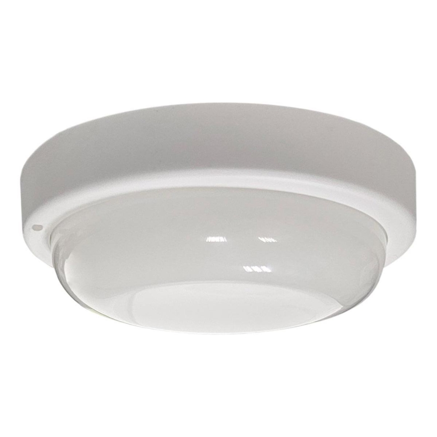 LED lubinis lauko šviestuvas LED/15W/230V 4200K diametras 15,5 cm IP64 balta