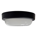 LED lubinis lauko šviestuvas LED/15W/230V 4200K diametras 15,5 cm IP64 juoda
