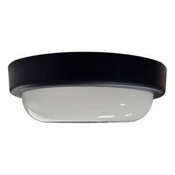 LED lubinis lauko šviestuvas LED/15W/230V 4200K diametras 15,5 cm IP64 juoda