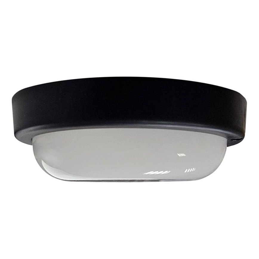 LED lubinis lauko šviestuvas LED/15W/230V 4200K diametras 15,5 cm IP64 juoda