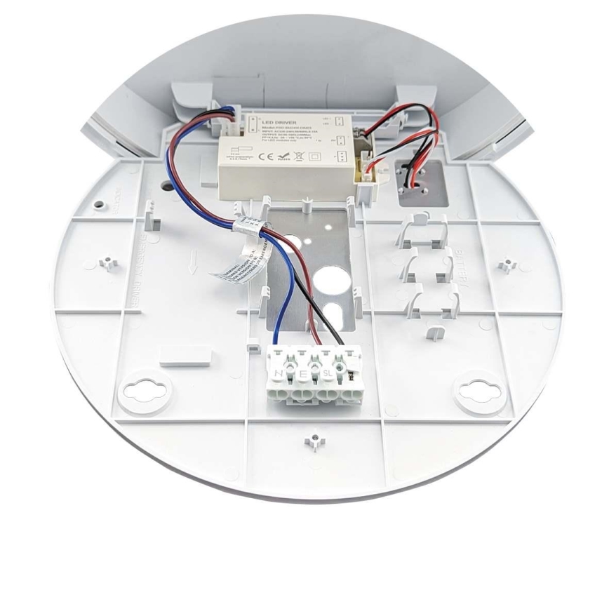 LED šviesos reguliavimas lauko Lubinis šviestuvas STROPY LED/12/15/18/22W/230V 3000/4000/6000K IP65 juoda