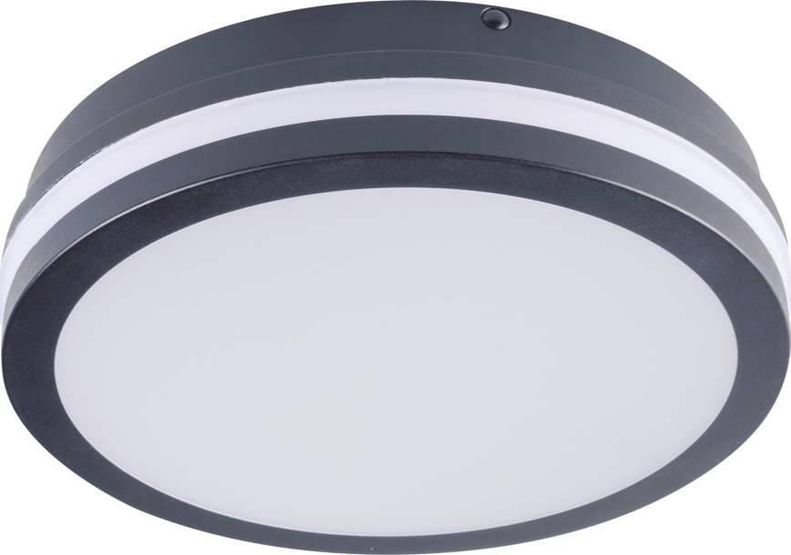 LED lubinis lauko šviestuvas su judesio jutikliu BENO LED/12/18W/230V 3000/3500/4000K IP65 antracitas apvalus