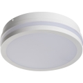 LED lubinis lauko šviestuvas su judesio jutikliu BENO LED/12/18W/230V 3000/3500/4000K IP65 balta apvalus