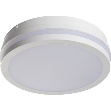 LED lubinis lauko šviestuvas su judesio jutikliu BENO LED/12/18W/230V 3000/3500/4000K IP65 balta apvalus