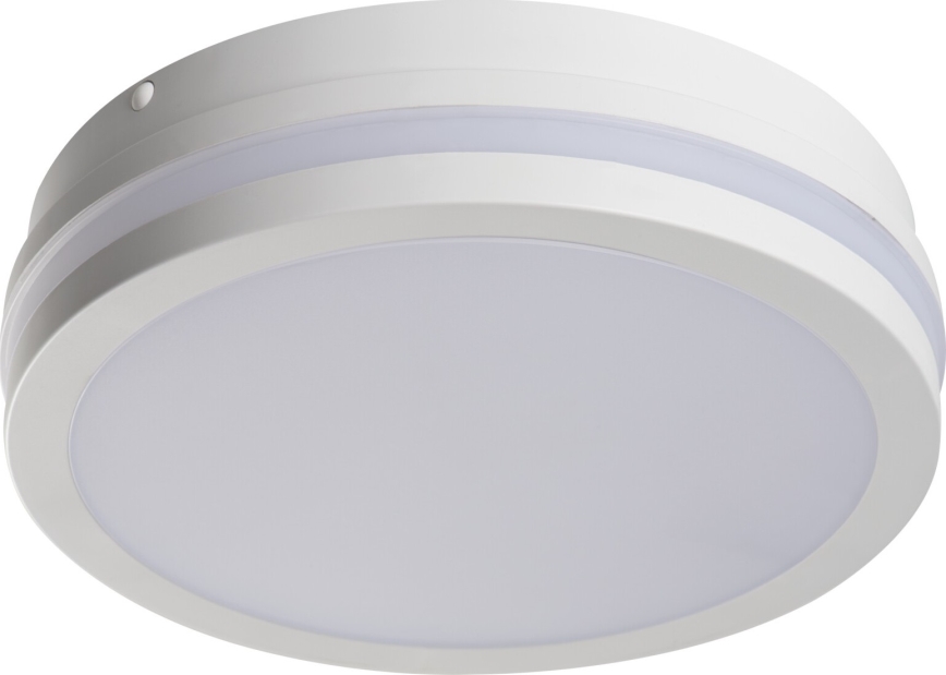 LED lubinis lauko šviestuvas su judesio jutikliu BENO LED/12/18W/230V 3000/3500/4000K IP65 balta apvalus