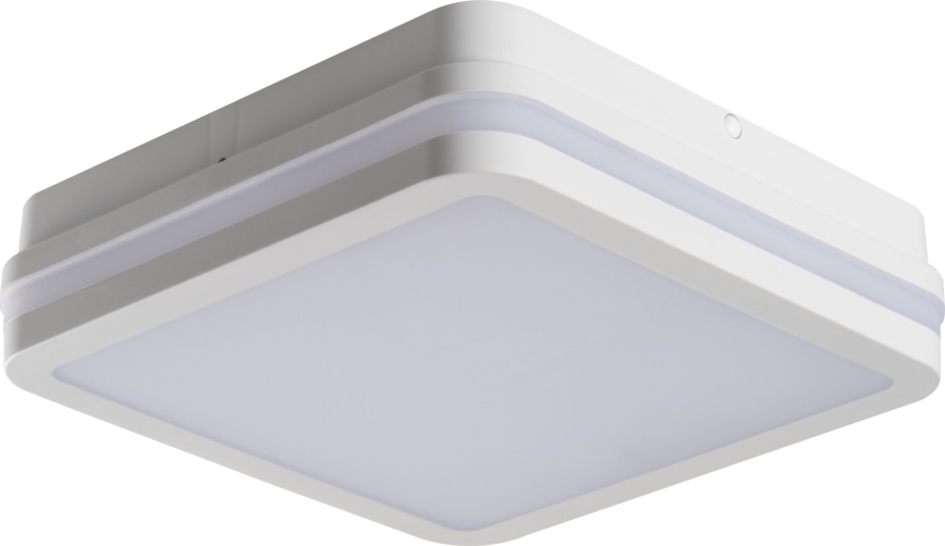 LED lubinis lauko šviestuvas su judesio jutikliu BENO LED/12/18W/230V 3000/3500/4000K IP65 balta kampinis