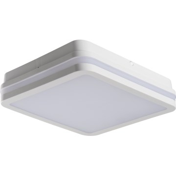 LED lubinis lauko šviestuvas su judesio jutikliu BENO LED/24/30W/230V 3000/3500/4000K IP65 balta kampinis