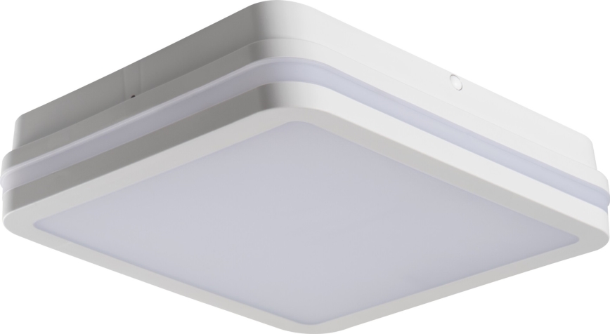 LED lubinis lauko šviestuvas su judesio jutikliu BENO LED/24/30W/230V 3000/3500/4000K IP65 balta kampinis