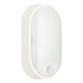 LED lubinis lauko šviestuvas su jutikliu LED/14W/230V IP54 balta