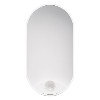 LED lubinis lauko šviestuvas su jutikliu LED/14W/230V IP54 balta