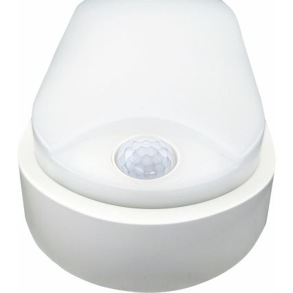 LED lubinis lauko šviestuvas su jutikliu LED/14W/230V IP54 balta