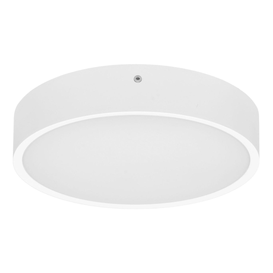 LED lubinis lauko šviestuvas su jutikliu MARTIN LED/25W/230V 3000/4000K diametras 35 cm IP65 balta