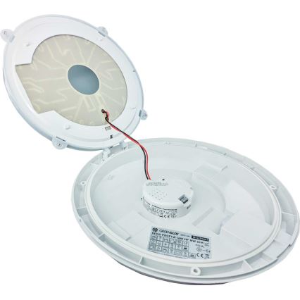 LED lubinis lauko šviestuvas su jutikliu RENO LED/16W/230V IP66 balta