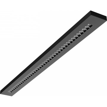 LED Lubinis/Pakabinamas šviestuvas PLANK LED/20/30/40W/230V 2700/4000/6000K CRI 90 juoda