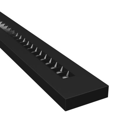 LED Lubinis/Pakabinamas šviestuvas PLANK LED/20/30/40W/230V 2700/4000/6000K CRI 90 juoda