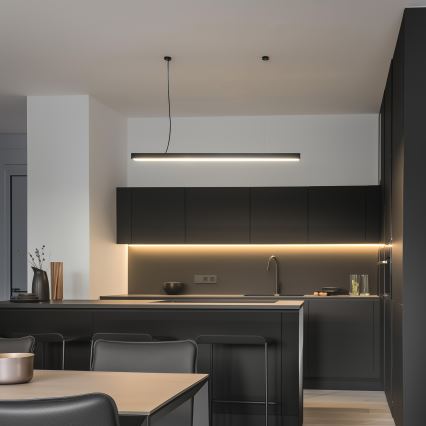 LED lubinis paviršinis pakabinamas šviestuvas CYNIDECO LED/12W/230V 4000K juodas