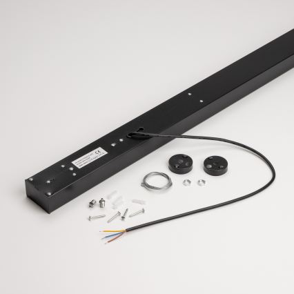 LED lubinis paviršinis pakabinamas šviestuvas CYNIDECO LED/12W/230V 4000K juodas