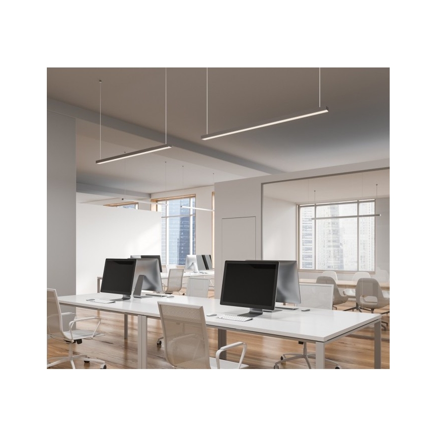 LED lubinis prigludęs arba pakabinamas šviestuvas KOLINE LED/40W/230V 3000/4000/6500K 120 cm baltas