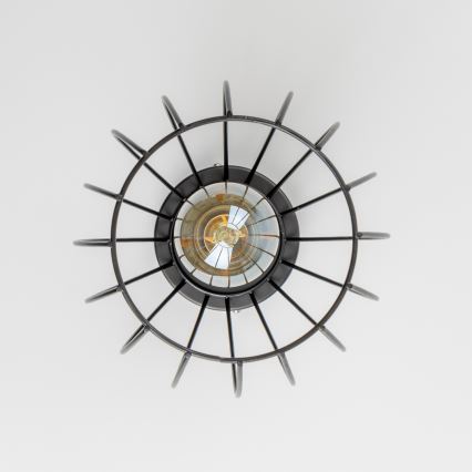 LED lubinis šviestuvas 1xE27/6,5W/230V juodas