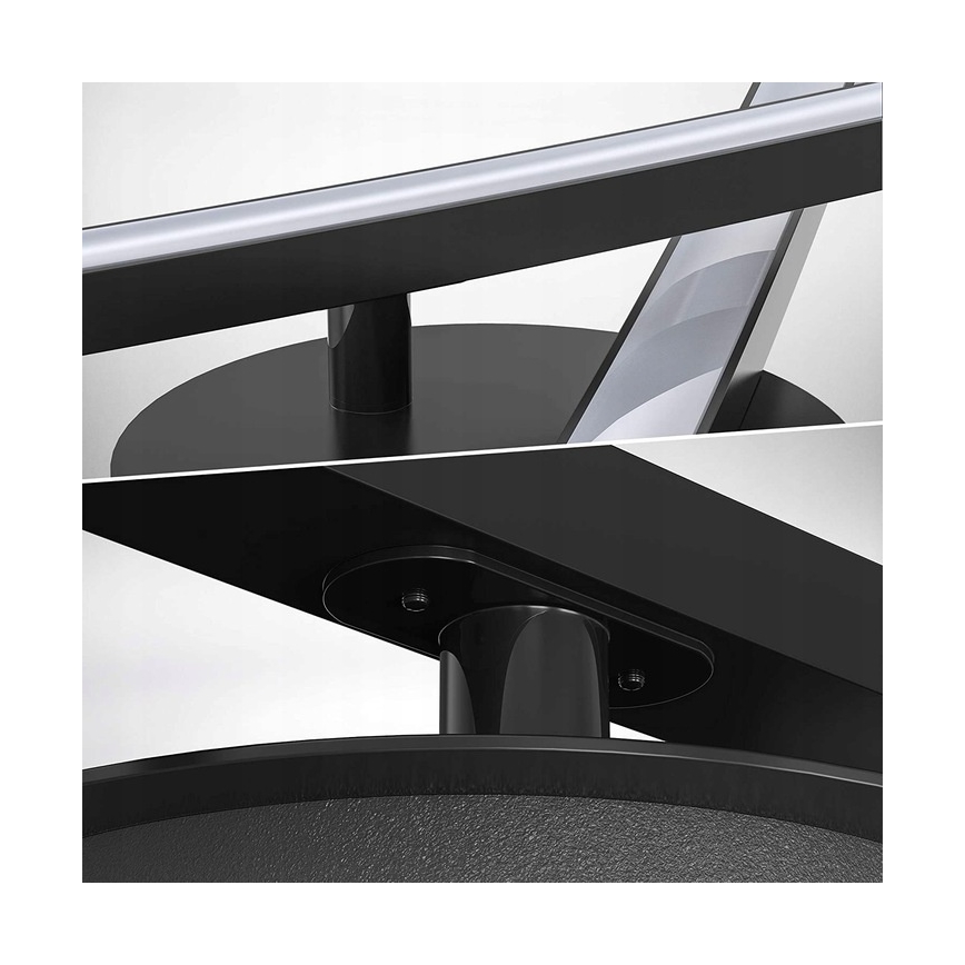 LED lubinis šviestuvas 2xLED/6W/230V 3000K juodas