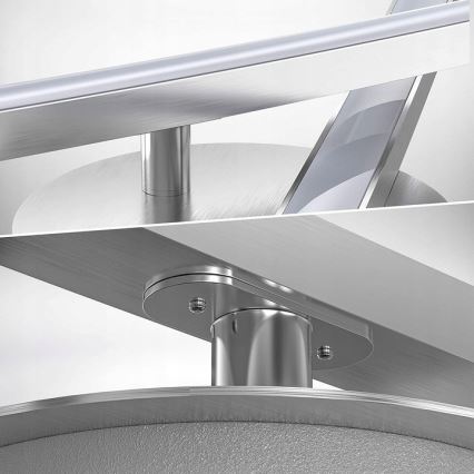 LED lubinis šviestuvas 2xLED/6W/230V blizgus chromas