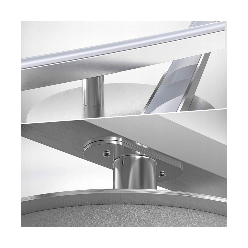 LED lubinis šviestuvas 2xLED/6W/230V blizgus chromas