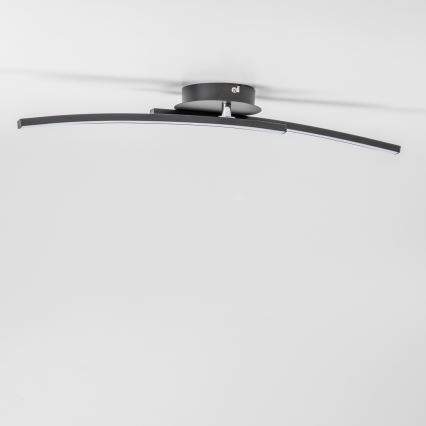 LED lubinis šviestuvas 2xLED/6W/230V juodas