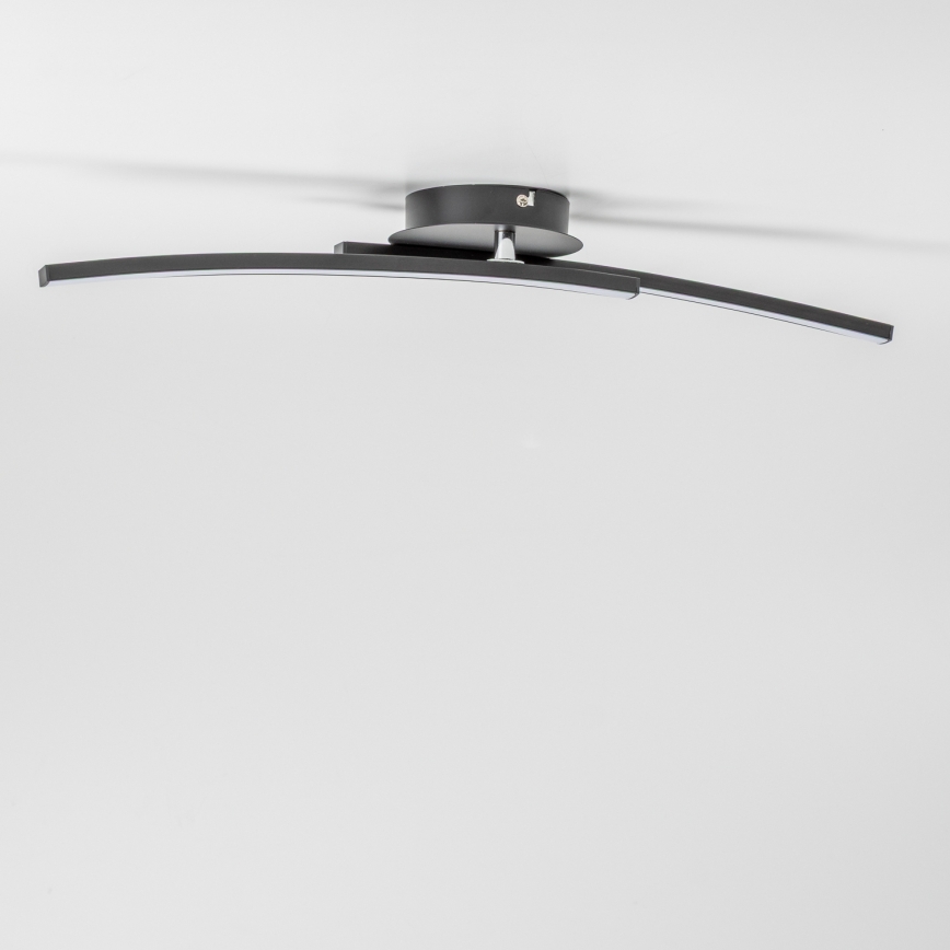 LED lubinis šviestuvas 2xLED/6W/230V juodas