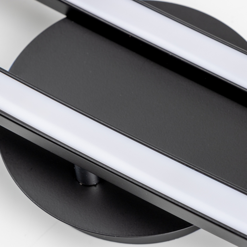 LED lubinis šviestuvas 2xLED/6W/230V juodas