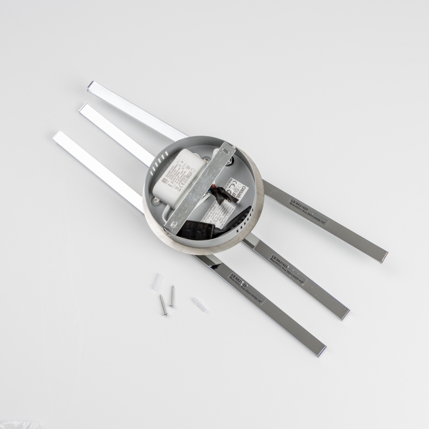 LED lubinis šviestuvas 3xLED/3W/230V blizgus chromas