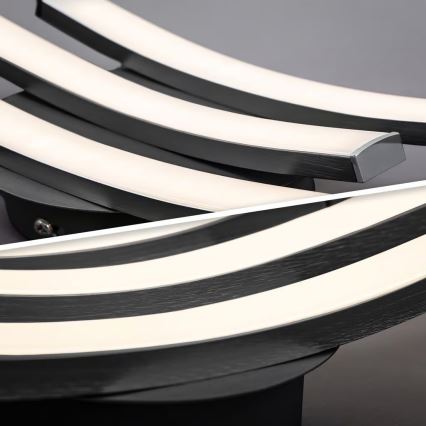 LED lubinis šviestuvas 3xLED/6W/230V 2700K juodas