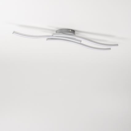 LED lubinis šviestuvas 3xLED/6W/230V 3000K sidabrinis